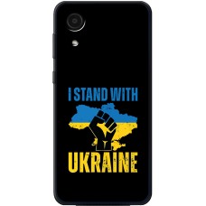 Чохол для Samsung Galaxy A03 Core (A032) MixCase патріотичний "I stand with Ukraine