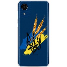 Чохол для Samsung Galaxy A03 Core (A032) MixCase патріотичні військовий герб із колос