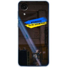 Чохол для Samsung Galaxy A03 Core (A032) MixCase патріотичні втомлені та не зломлені