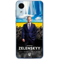 Чохол для Samsung Galaxy A03 Core (A032) MixCase патріотичні president of Ukraine