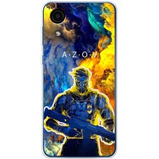 Чохол для Samsung Galaxy A03 Core (A032) MixCase патріотичні військовий Азов