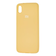 Чохол для Xiaomi Redmi 7A Silicone Full золотистий