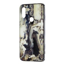 Чохол для Xiaomi Redmi 7 glass print "мармур"