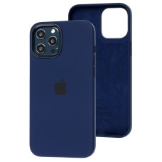 Чохол для iPhone 12 Pro Max Full Silicone case deep navy
