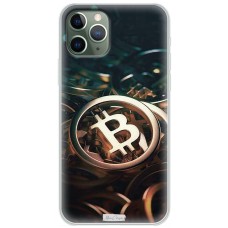 Чохол для iPhone 11 Pro MixCase гроші биткоин темний