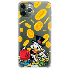 Чохол для iPhone 11 Pro MixCase гроші качка із золотом