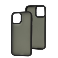 Чохол для iPhone 12 / 12 Pro WAVE Matte Colorful black