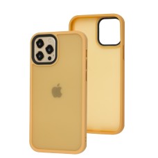 Чохол для iPhone 12 / 12 Pro WAVE Matte Colorful orange