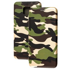 Чохол книжка Premium для Xiaomi Redmi Note 9s / 9 Pro камуфляж