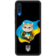 Чохол для Samsung Galaxy A50 / A50s / A30s MixCase патріотичні котик зелені очі