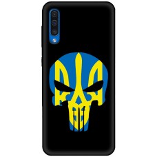 Чохол для Samsung Galaxy A50/A50s/A30s MixCase патріотичні жовто-блакитний череп