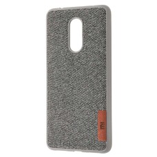 Чохол для Xiaomi Redmi 5 Label Case Textile сірий