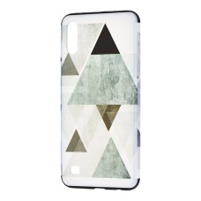 Чохол для Samsung Galaxy A10 (A105) print 3D "трикутники"