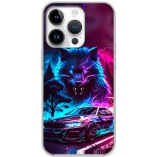 Чохол для iPhone 15 Pro MixCase машини неонова bmw