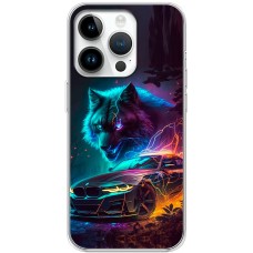 Чохол для iPhone 15 Pro MixCase машини bmw вовк