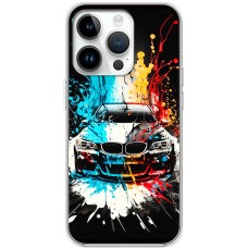 Чохол для iPhone 15 Pro MixCase машини mix color bmw