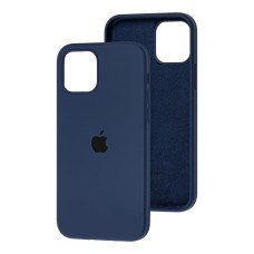 Чохол для iPhone 12 mini Silicone Full dark blue