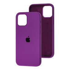 Чохол для iPhone 12 mini Silicone Full фіолетовий / grape