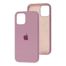 Чохол для iP 12 / 12 Pro Square Full silicone фіолетовий / lilac pride