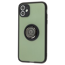 Чохол для iPhone 11 LikGus Edging Ring чорний