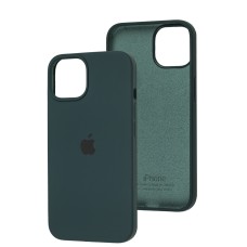 Чохол для iPhone 13 / 14 Square Full silicone forest green