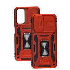 Чохол для Xiaomi Redmi Note 11 / 11s Camshield Army Ring червоний