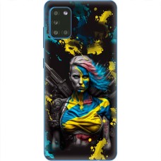 Чохол для Samsung Galaxy A31 (A315) MixCase патріотичні Нездоланна Українка