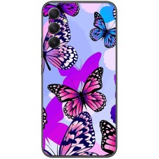 Чохол для Samsung Galaxy A14 MixCase метелики червоні