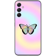 Чохол для Samsung Galaxy A14 MixCase метелики райдужний