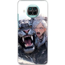 Чохол з аніме для Xiaomi Mi 10T Lite Mixcase дівчина і сніговий барс