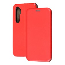 Чохол книжка Premium для Xiaomi Mi Note 10 Lite червоний