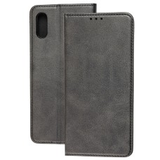 Чохол книжка для Xiaomi Redmi 9A Black magnet чорний