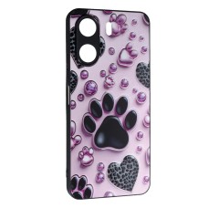Чохол Fashion Mix Xiaomi Redmi 13C/Poco C65 Pink Paws
