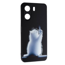 Чохол Fashion Mix Xiaomi Redmi 13C/Poco C65 White Cat