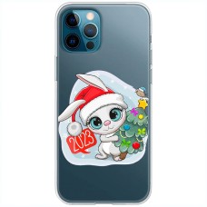 Чохол для iPhone 14 Pro Max MixCase Новий рік кролик 2023
