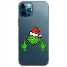 Чохол для iPhone 14 Pro Max MixCase Новий рік Грінч проти Різдва