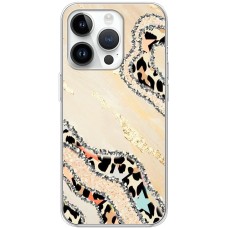 Чохол для iPhone 15 Pro MixCase Леопард кристал