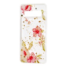 Чохол для Samsung Galaxy S10+ (G975) Flowers Confetti "китайська троянда"