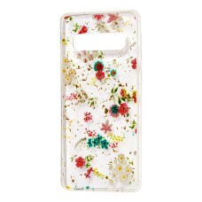 Чохол для Samsung Galaxy S10+ (G975) Flowers Confetti "польові квіти"
