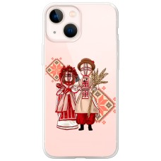 Чохол для iPhone 13 mini MixCase патріотичні Українські ляльки