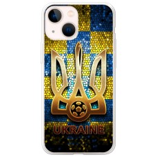 Чохол для iPhone 13 mini MixCase патріотичні позолочений тризуб