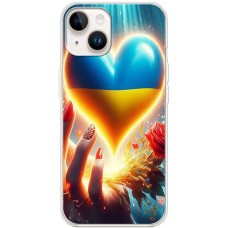 Чохол для iPhone 15 MixCase асорті Серце в долоні