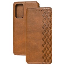 Чохол книжка для Samsung Galaxy S20 FE (G780) Getman Cubic коричневий