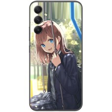 Чохол з аніме для Samsung Galaxy A34 (A346) Mixcase дівчинка з парасолькою