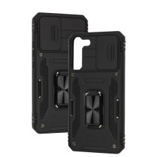 Чохол для Samsung Galaxy S22+ (S906) Camshield Army Ring чорний