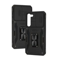 Чохол для Samsung Galaxy S23+ (S916) Camshield Army Ring чорний