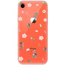 Чохол для iPhone Xr Mixcase квіти візерунок квіти гілки евкаліпт