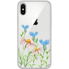 Чохол для iPhone Xs Max Mixcase квіти волошки та ромашки