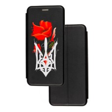 Чохол-книжка Samsung Galaxy S8+ (G955) з малюнком Тризуб з квіткою маку