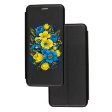 Чохол-книжка Samsung Galaxy S8+ (G955) з малюнком жовто-сині квіти
